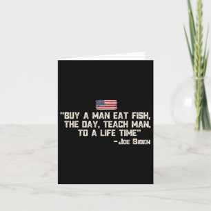 Kaufen Sie einen Mann essen Fisch The Day Teach Ma Karte