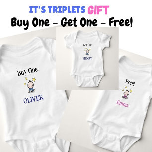 Kaufen Sie eins, erhalten Sie eine, kostenlose, Pe Baby Strampler