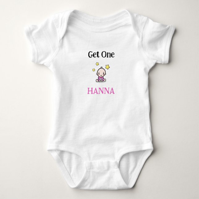 Kaufen Sie eins, erhalten Sie eine, kostenlose, Pe Baby Strampler (Vorderseite)