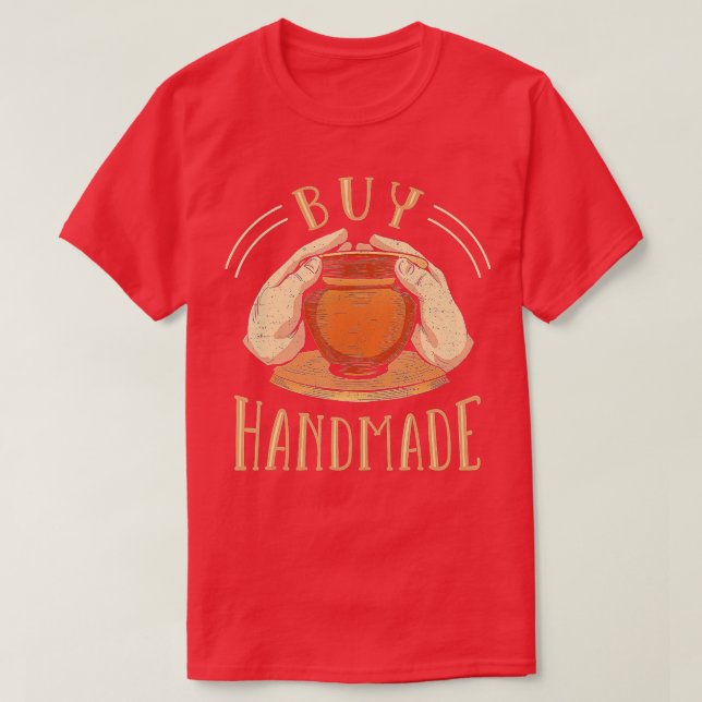 Kaufen Sie handgemachte Keramik T-Shirt (Design vorne)