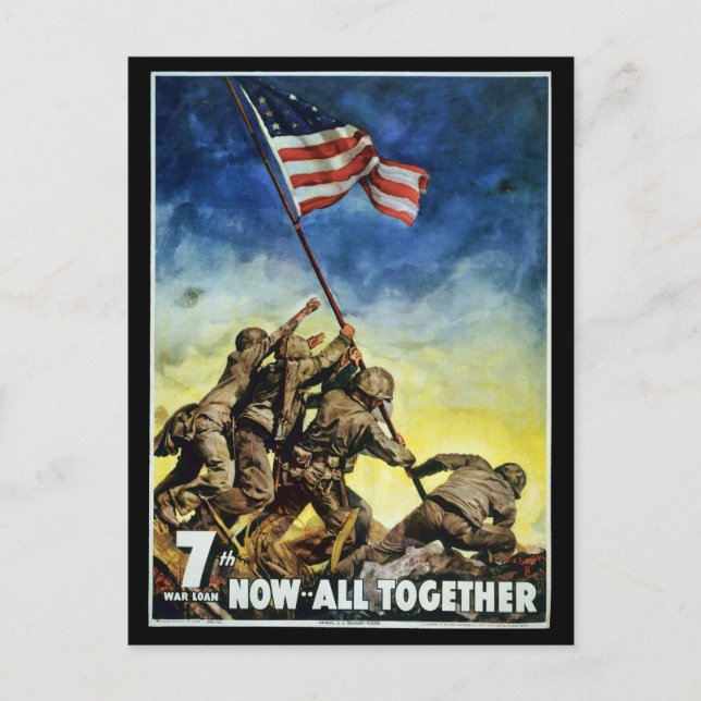 Kaufen Sie jetzt zusammen US-Kriegsanleihen Postkarte (Vorderseite)