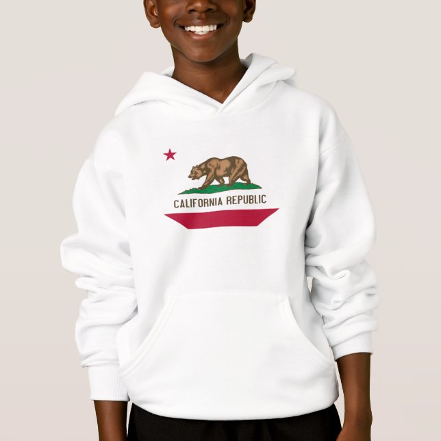 Kaufen Sie Kalifornien-Flagge Hoodie (Vorderseite)