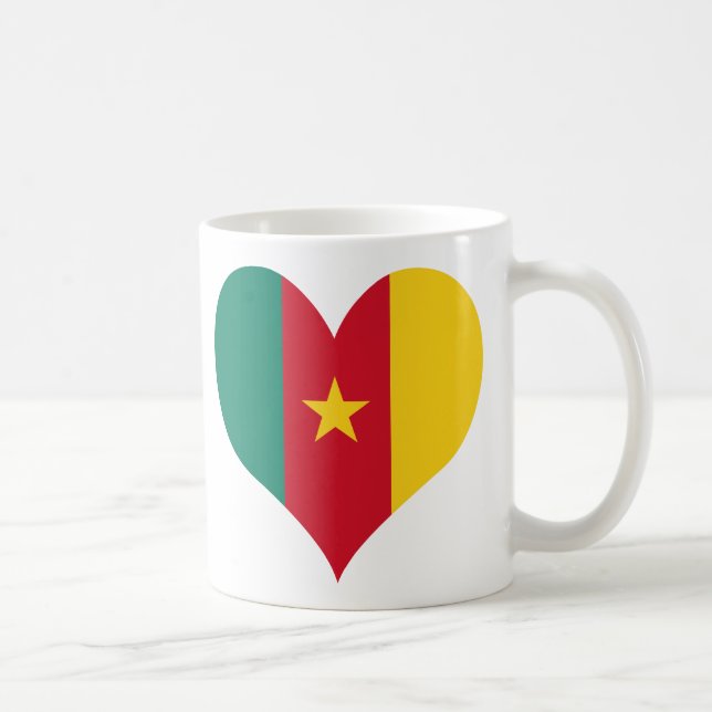 Kaufen Sie Kamerun-Flagge Kaffeetasse (Rechts)