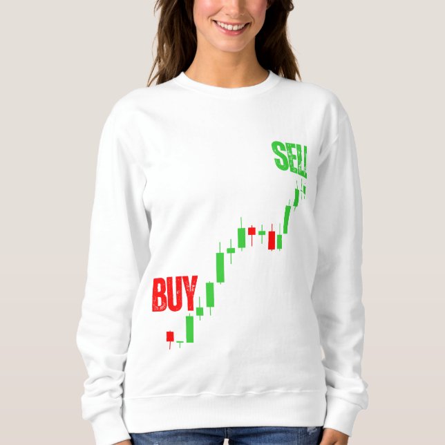 Kaufen Sie Low Sell High Builted für die Bull Rule Sweatshirt (Vorderseite)
