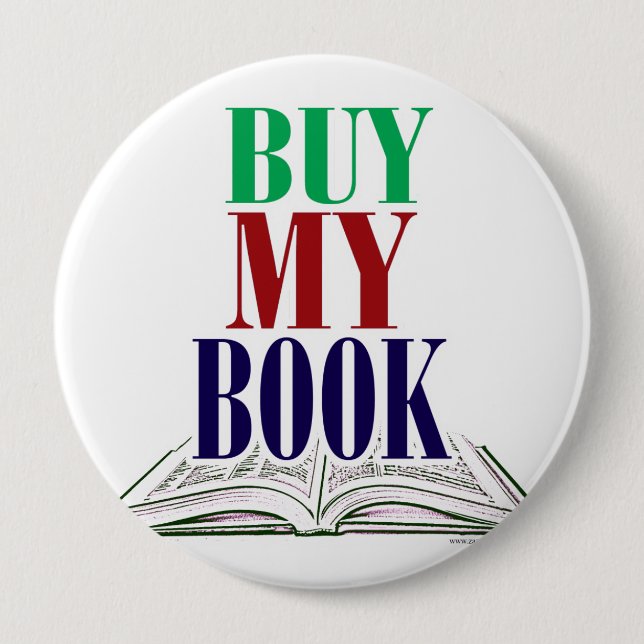 Kaufen Sie meinen Buch-Knopf Button (Vorderseite)