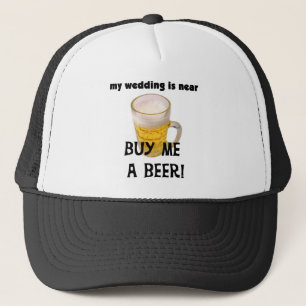 Kaufen Sie mich ein Bier-Junggeselle-Party Truckerkappe