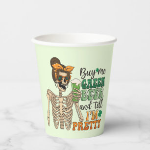 Kaufen Sie mir grünes Bier St. Patrick's Day Pappbecher