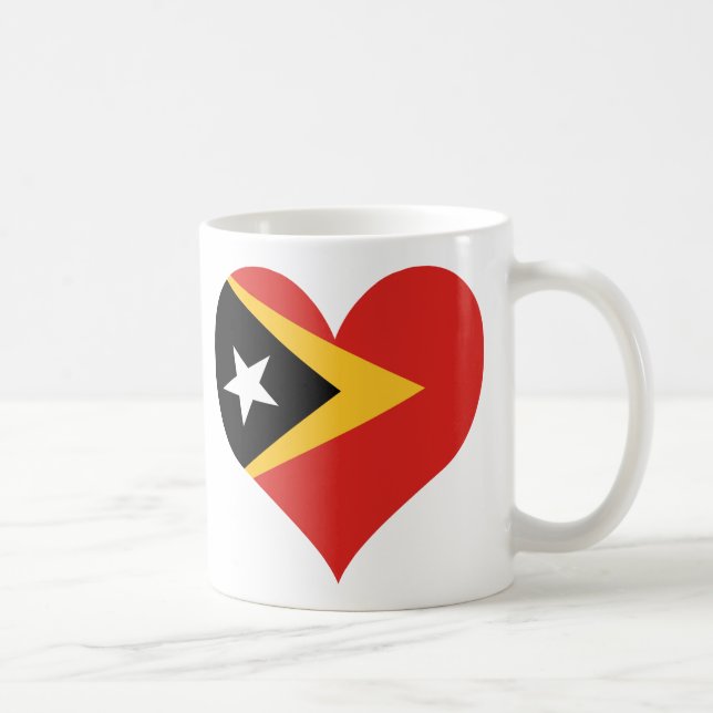 Kaufen Sie Osttimor-Flagge Kaffeetasse (Rechts)