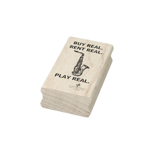 Kaufen Sie Real Alto Sax Musical Instrument Tech Gummistempel (Stempel)