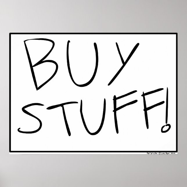 KAUFEN SIE STUFF! Poster (Vorne)
