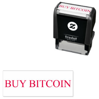 KAUFEN VON BITCOIN INK BRIEFMARKE PERMASTEMPEL