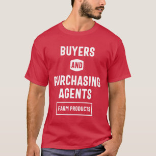 Käufer & Einkauf von Agenten Jobtitel Geschenk T-Shirt