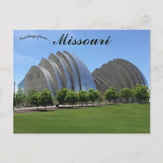 Kauffman Center for Darstellend Arts Missouri Postkarte (Vorderseite)