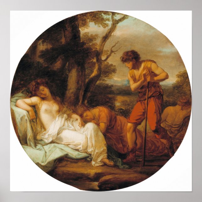 Kauffman - Cymon und Iphigenia Poster (Vorne)