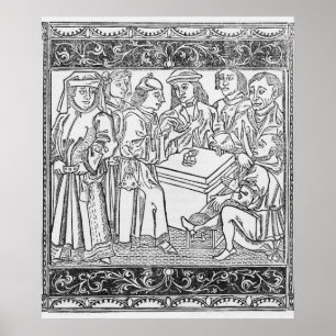 Kaufleute und Geldverleiher Poster