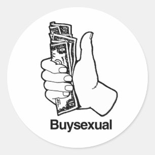 Kaufsexuell Runder Aufkleber
