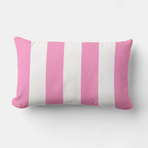 Kaugummi-Rosa 2 Cabana-Streifen Kissen Für Draußen
