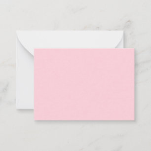 Kaugummi-Rosa Schön und Lecker Einheitliche Farbe Mitteilungskarte