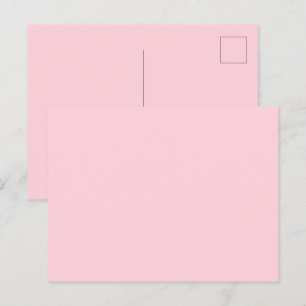 Kaugummi-Rosa Schön Und Lecker Einheitliche Farbe Postkarte