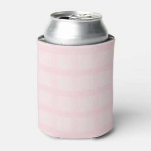 Kaugummi-Rosa und Lavendel-Schamrot-Gingham-Muster Dosenkühler