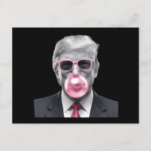 Kaugummi Trump Donald Trump 2024 Wähle Trump  Postkarte
