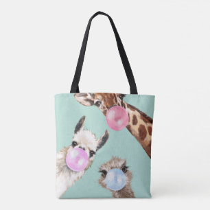 Kaugummigang in Grün Tasche