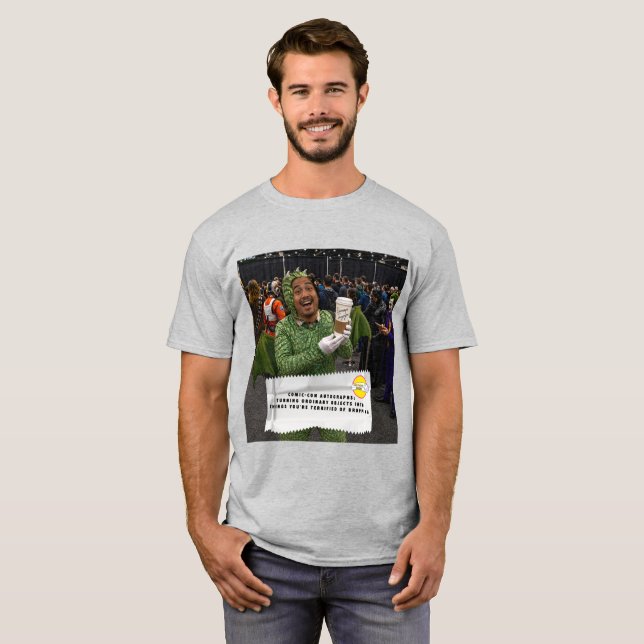 Kaugummipapier-Witze Comic Con T-Shirt (Vorne ganz)
