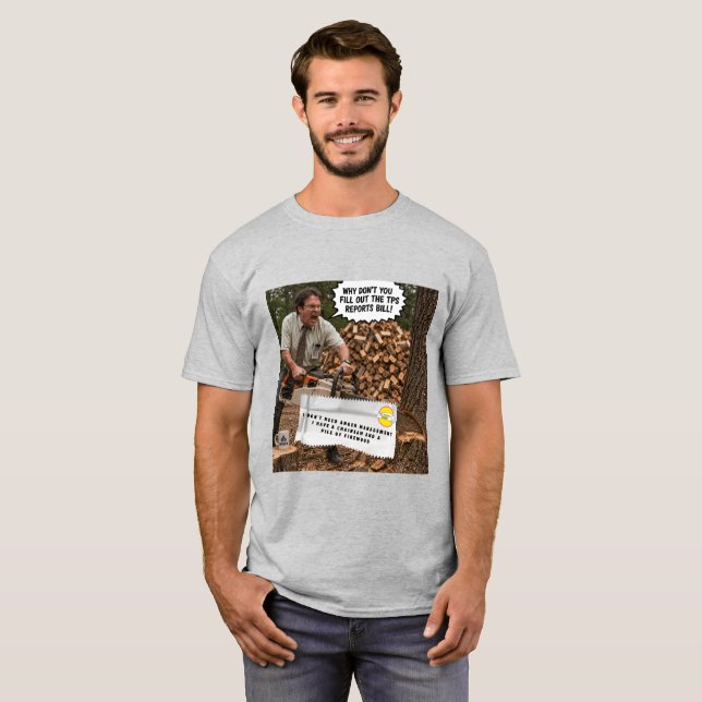 Kaugummipapier Witze T-Shirt (Vorne ganz)