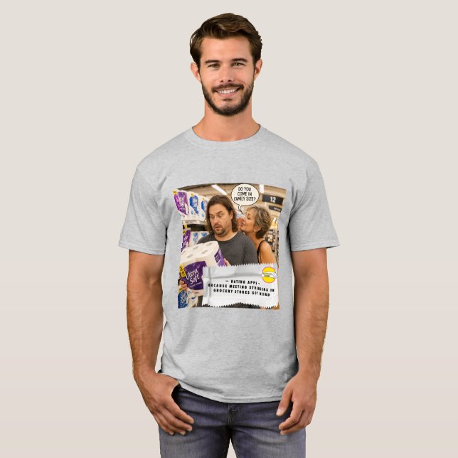 Kaugummipapier Witze T-Shirt (Vorne ganz)