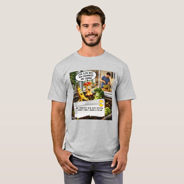 Kaugummipapier Witze T-Shirt (Vorne ganz)