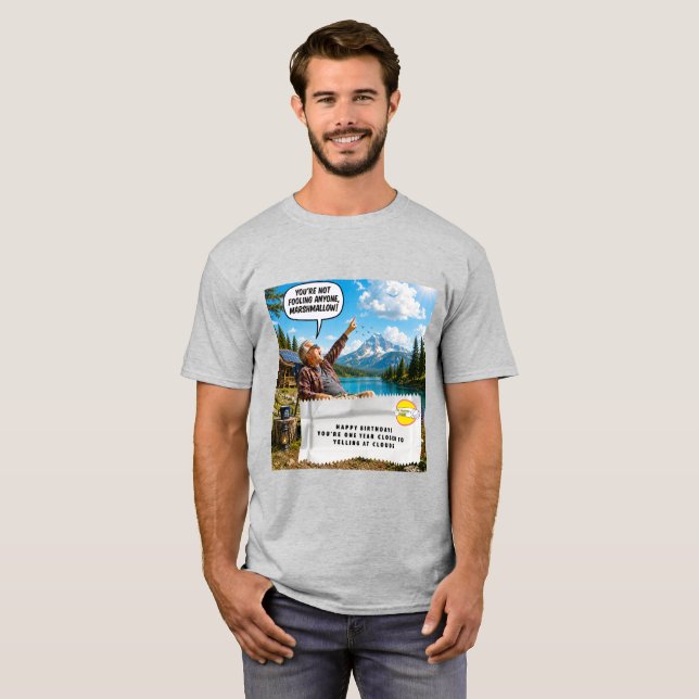Kaugummipapier Witze T-Shirt (Vorne ganz)