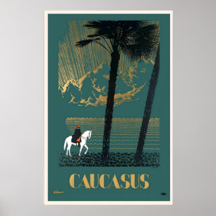 Kaukasien Kaukasus Gebirge Armenien Aserbaidschan Poster
