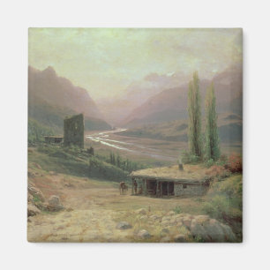 Kaukasische Schlucht, 1893 Magnet