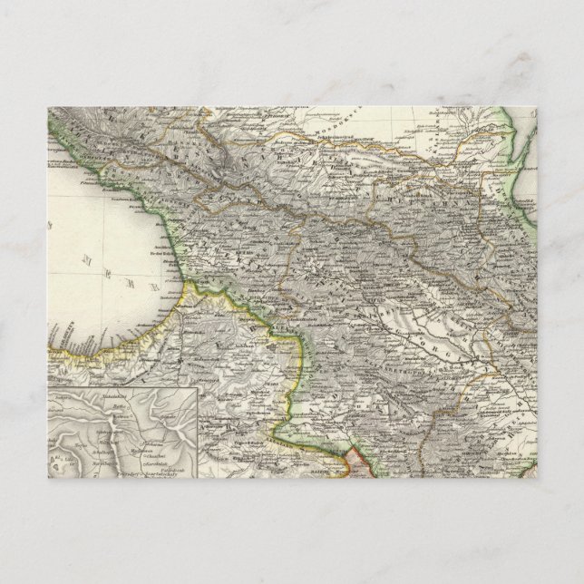 Kaukasus Postkarte (Vorderseite)