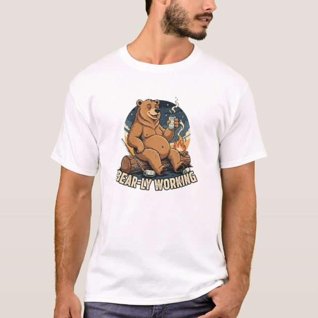 Kaum arbeitend T-Shirt (Vorderseite)