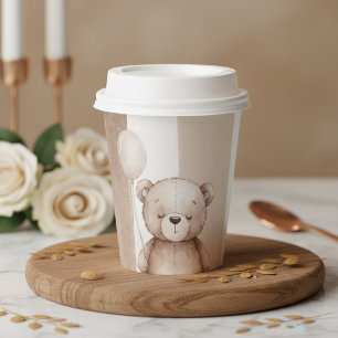 Kaum Erwartet Neutrale Teddy Baby-Party Pappbecher