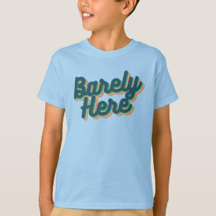 Kaum hier / Blau-T - Shirt