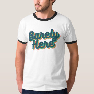 Kaum hier / Blau-T - Shirt