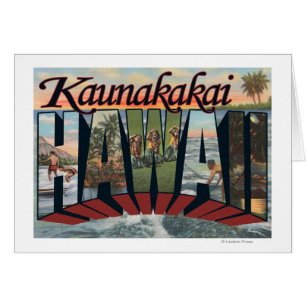 Kaunakakai, Hawaii - Scènes de grandes lettres