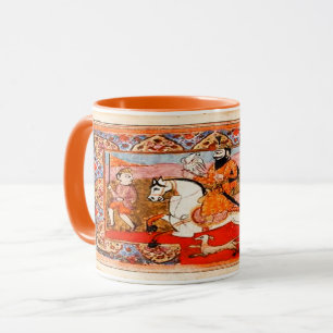 Kaur - historische Sikhkunst #4 - Orange Tasse