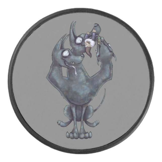 Kauspielzeug Eishockey Puck (Vorderseite)