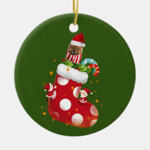 Kautablette mit Socken Keramik Ornament