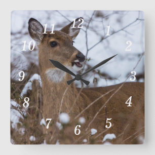 Kaution Wall Clock Quadratische Wanduhr