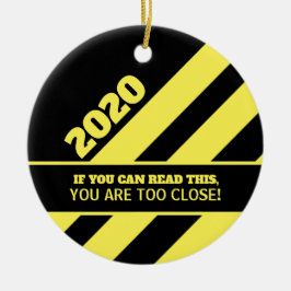 Kautionsband | Witziges Jahr 2020 Keramik Ornament