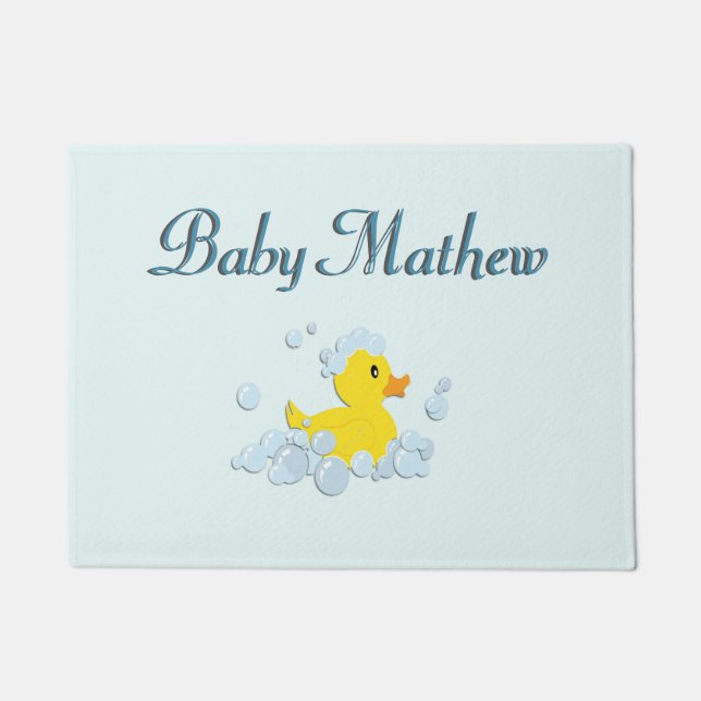Kautschuk-Ducky in Blasen Fußmatte (Vorderseite)