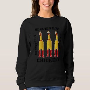 Kautschukhühner für Jungen, leicht ablenkbar von 1 Sweatshirt