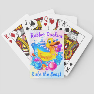 Kautschukküken regeln die Seekarten Spielkarten