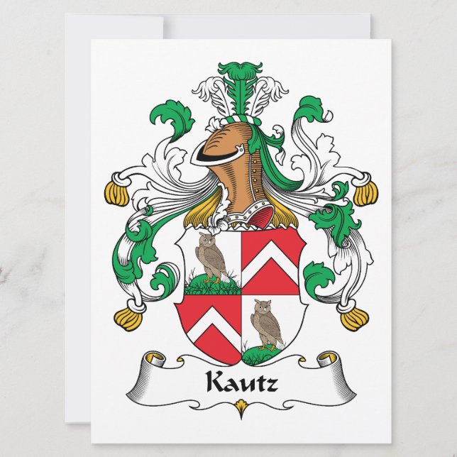 Kautz Familienwappen (Vorderseite)