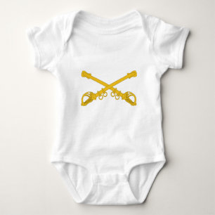 Kavallerie-Insignien - gekreuzter SABRE Baby Strampler