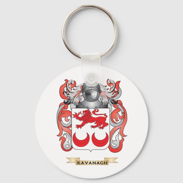 Kavanagh-Wappen (Familienwappen) Schlüsselanhänger (Vorderseite)
